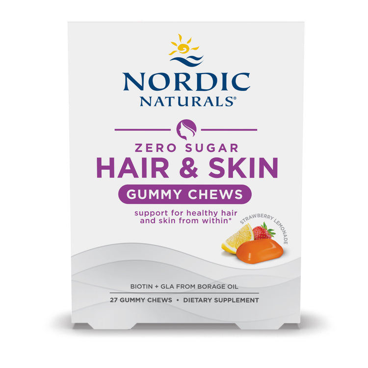 Zero Sugar Hair and Skin Gummy Chews